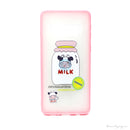 ỐP LƯNG ĐIỆN THOẠI SAMSUNG S10 NHÁM HÌNH VIỀN MÀU