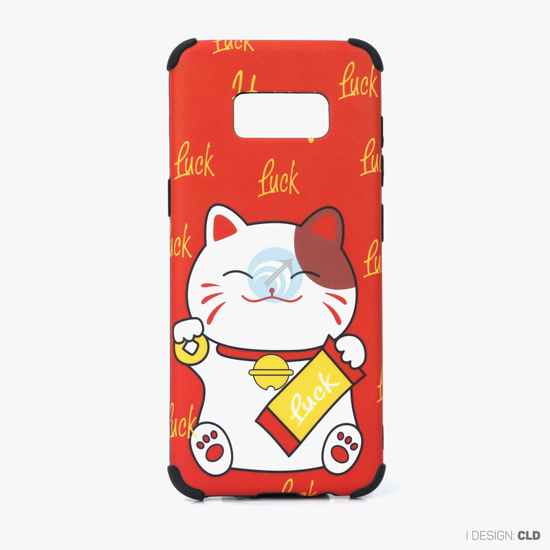 Ốp lưng SAMSUNG S8 hình mèo thần tài nhựa cứng