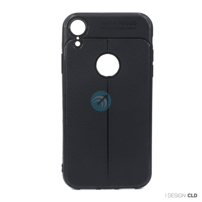 ỐP LƯNG DA ĐIỆN THOẠI IPHONE 11/ XR AUTO DẺO ĐEN