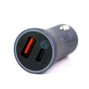 CỐC SẠC Ô TÔ TYPE C + USB A + CÁP TYPE C => LIGHTNING 40W BASEUS (TZCCJD-BOG) BH03T ĐIỀU KIỆN CÒN ĐỦ BAO BÌ