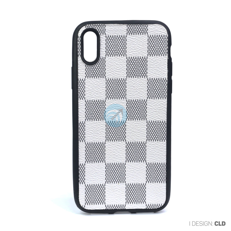 ỐP LƯNG ĐT IPHONE X/XS (DA SỌC CARO)