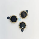 Dán bảo về CAMERA màu gold gắn đá IPHONE 12 PRO KUZOOM DIAMOND 3 mắt