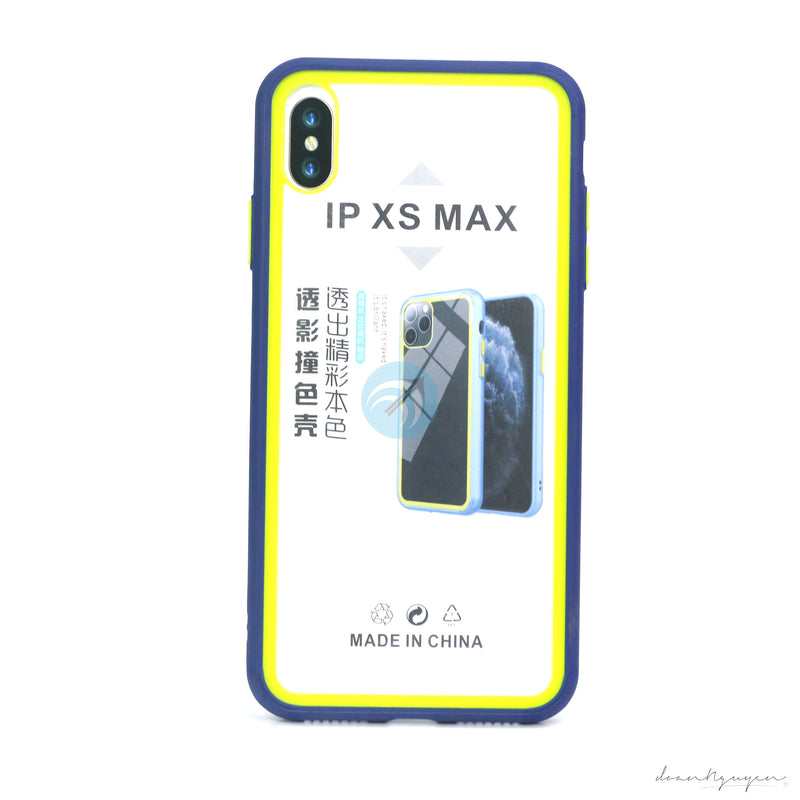 ỐP LƯNG ĐT IPHONE XS MAX (VIỀN MÀU TRONG)