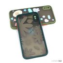 ỐP LƯNG ĐIỆN THOẠI IPHONE X NHÁM HÌNH VIỀN MÀU