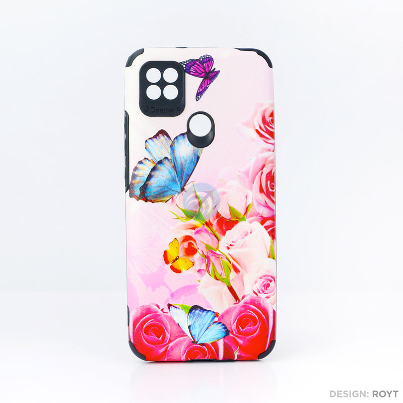 Ốp lưng XIAOMI REDMI 9C IMD da chống sốc hình hoa