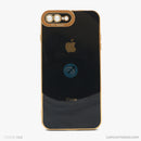 Ốp lưng IPHONE 7+/8+ silicon màu viền si có táo