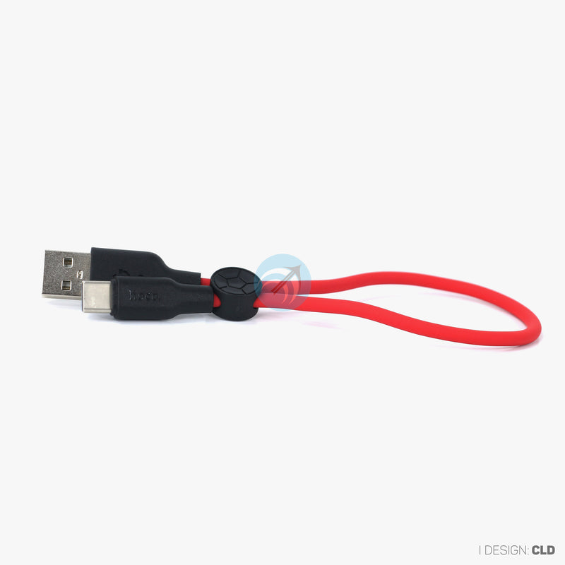 Cáp sạc usb A to type C 3A silicone 0.25 mét HOCO X21 PLUS bh01t