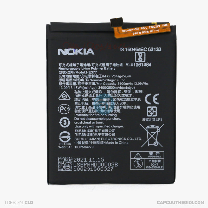Pin điện thoại NOKIA 8.1 HE363 HE367 bh01t
