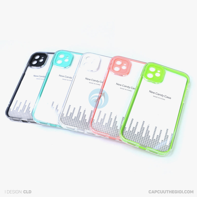 Ốp lưng IPHONE 11 6.1 trong tách viền màu