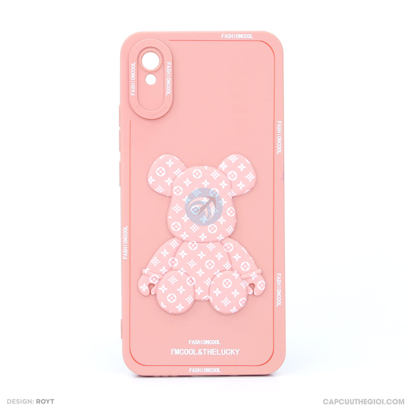 Ốp lưng MI 9A dẻo màu hình gấu nổi