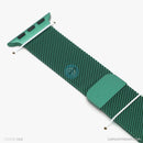 Dây đeo Thép Apple Watch 38/40/41mm màu xanh rêu COTEETCI