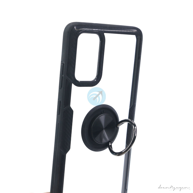 ỐP LƯNG SAMSUNG S20+ ĐEN VIỀN NHẪN