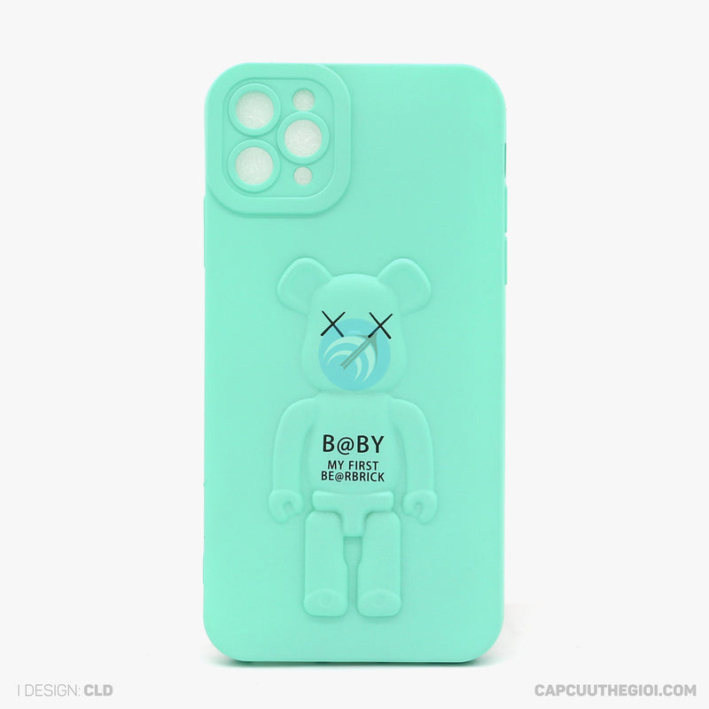 Ốp lưng IPHONE 11 PRO MAX gấu nổi đứng BABY silicon màu