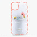 Ốp lưng IPHONE 11 6.1 trong viền gợn sóng in hình hoa