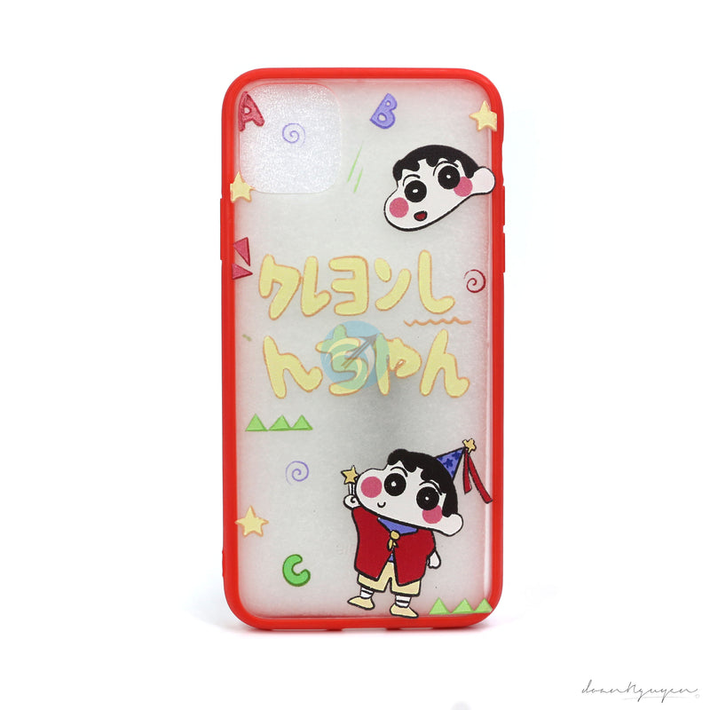 ỐP LƯNG ĐIỆN THOẠI IPHONE 11 PRO MAX NHÁM HÌNH VIỀN MÀU