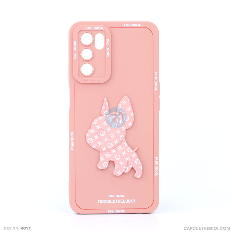 Ốp lưng OPPO A16 dẻo màu hình gấu nổi