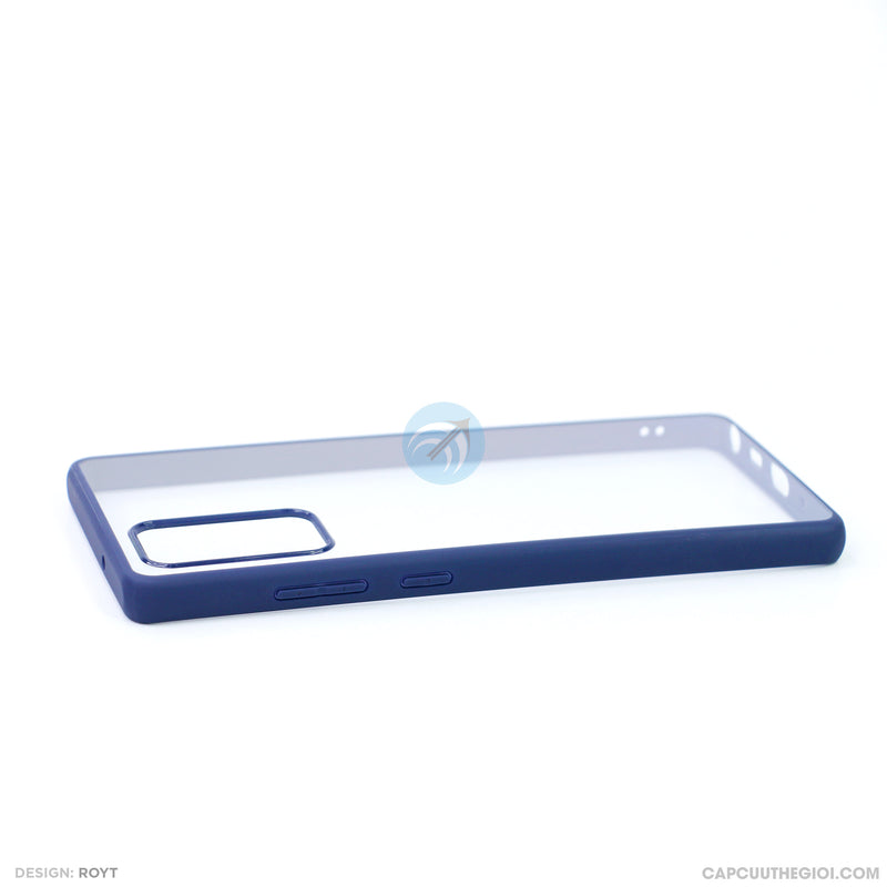 Ốp lưng SAMSUNG NOTE 20 lưng trong viền xanh dương LIKGUS