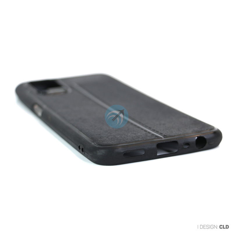 ỐP LƯNG DA ĐIỆN THOẠI OPPO A92 AUTO DẺO ĐEN