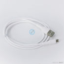 Cáp sạc usb A to micro 2.4A silicone 1 mét màu trắng BOROFONE BX30 bh01t