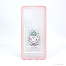 ỐP LƯNG ĐIỆN THOẠI SAMSUNG A71 NHÁM HÌNH VIỀN MÀU