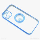 ỐP LƯNG IPHONE 12 6.1 HỞ TÁO TRONG VIỀN MÀU XANH KST