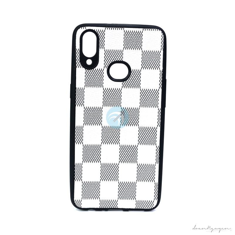 ỐP LƯNG ĐT SAMSUNG A10S (DA SỌC CARO)