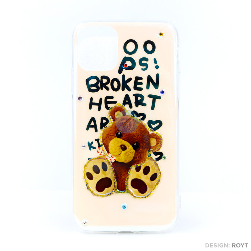 Ốp lưng IPHONE 11 hình viền dẻo gắn đá