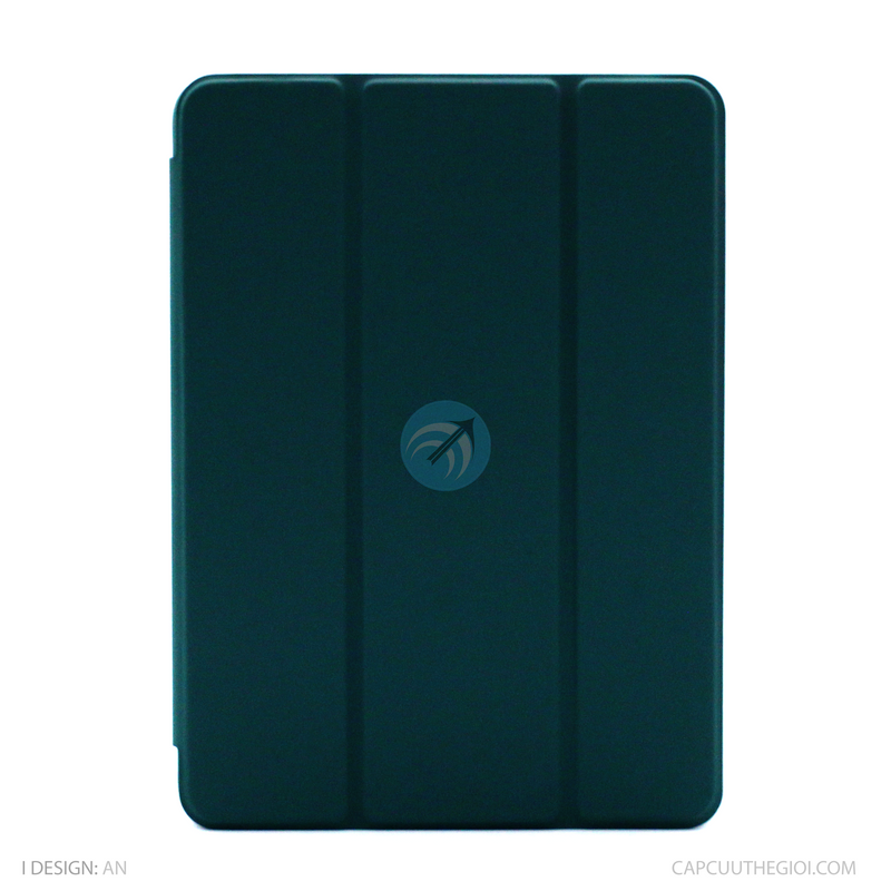 Bao da IPAD MINI 1/ 2/ 3/ 4/ 5 màu xanh rêu KAKU TPU MINGYA