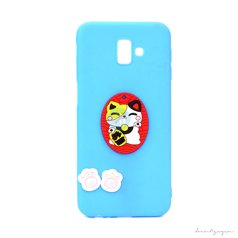 ỐP LƯNG SAMSUNG J6+ (THÚ NỔI KUTE)