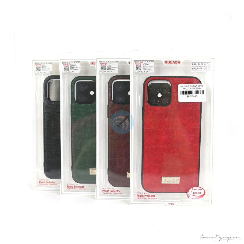 ỐP LƯNG IPHONE 12/ 12 PRO ( DA SULADA)