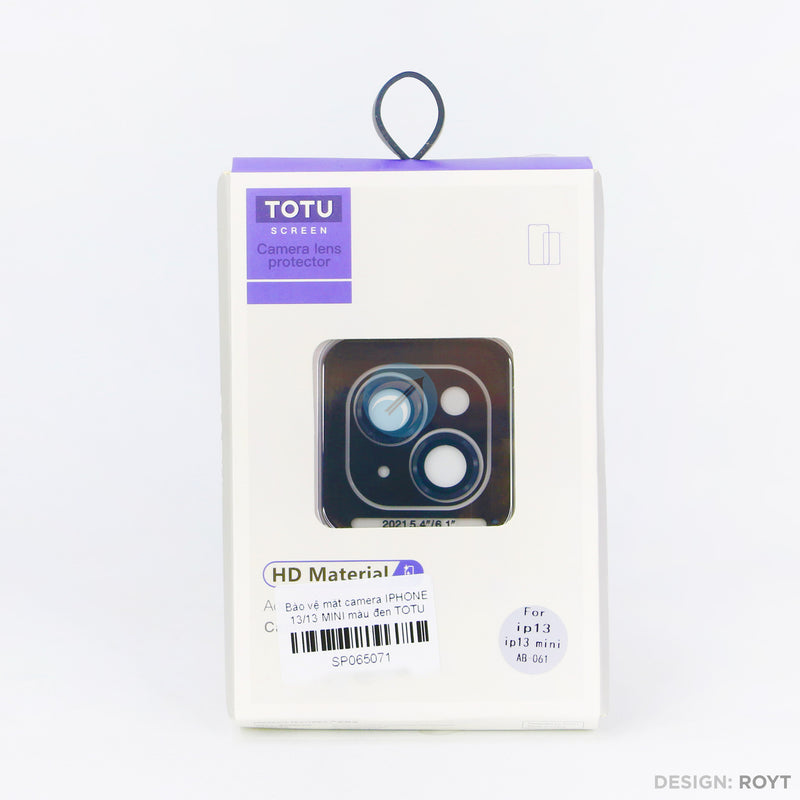 Bảo vệ mặt camera IPHONE 13/13 MINI màu đen TOTU