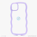 Ốp lưng IPHONE 11 PRO MAX lưng trong viền màu gợn sóng