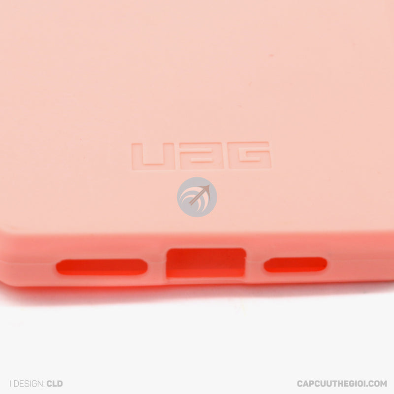 Ốp lưng IPHONE 13 PRO MAX UAG silicon chống bẩn màu hồng