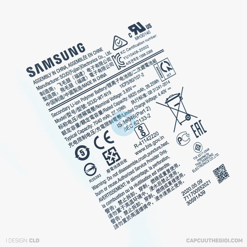 Pin máy tính bảng SAMSUNG T500 T505 bh01t