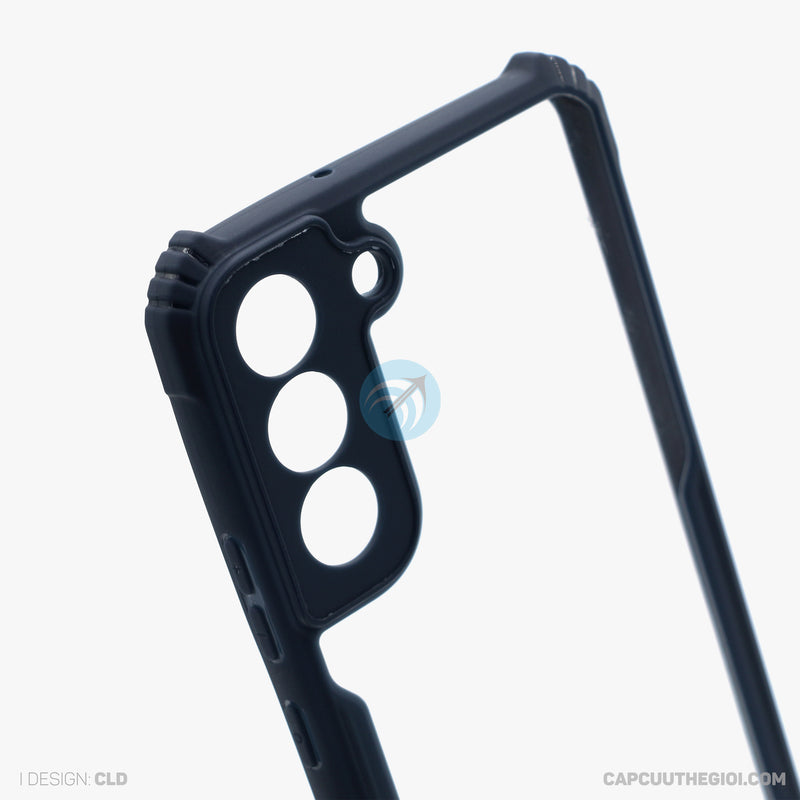 Ốp lưng SAMSUNG S22+ chống sốc trong viền màu