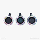 Bảo vệ camera 7 màu IPHONE 12 PRO 3 mắt (TITAN ĐÍNH ĐÁ)