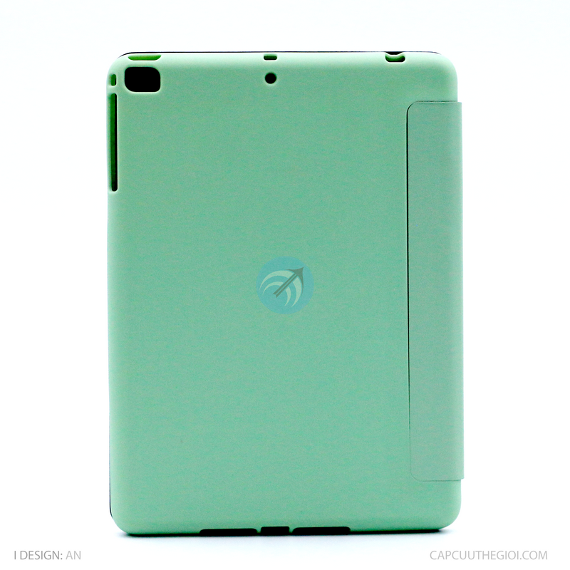 Bao da IPAD MINI 1/ 2/ 3/ 4/ 5 màu xanh lá KAKU TPU MINGYA