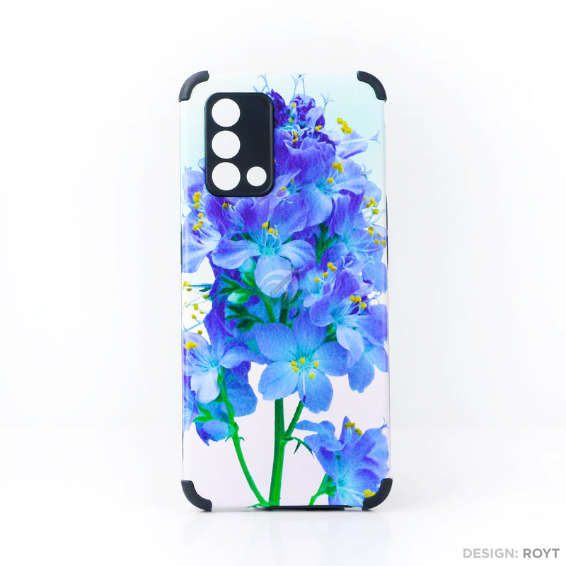 Ốp lưng OPPO A74 4G IMD da chống sốc hình hoa