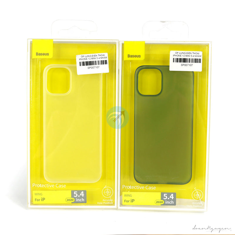 ỐP LƯNG ĐIỆN THOẠI IPHONE 12 MINI 5.4 NHÁM (BASEUS)