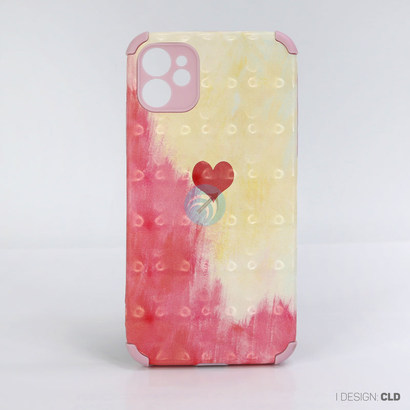 ỐP LƯNG IPHONE 11 HÌNH TIM VIỀN VUÔNG