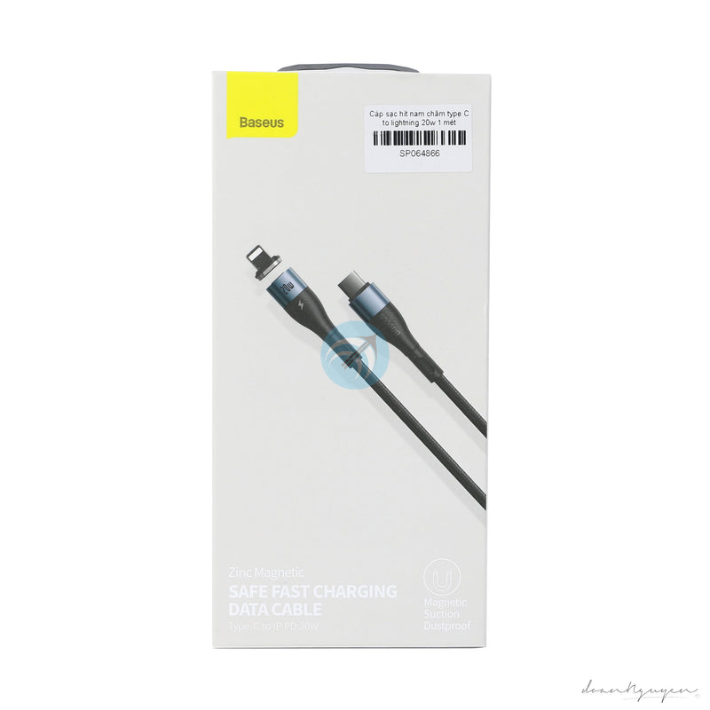 Cáp sạc hít nam châm type C to lightning 20w 1 mét CATLXC bh03t điều kiện còn đủ bao bì