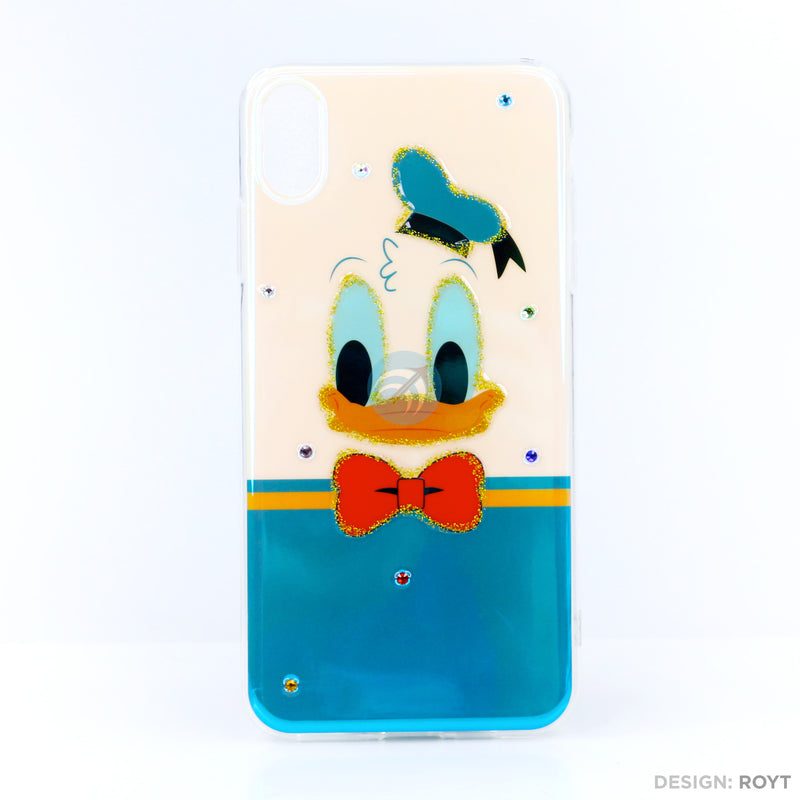 Ốp lưng IPHONE XS MAX hình viền dẻo gắn đá