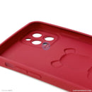 ỐP lưng IPHONE 11 PRO MAX hình nổi gấu đứng màu đỏ