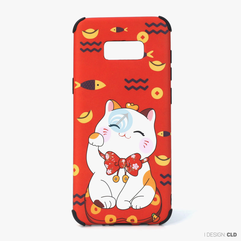 Ốp lưng SAMSUNG S8+ hình mèo thần tài nhựa cứng