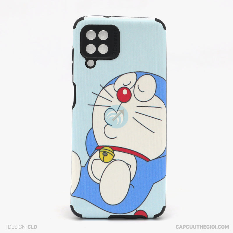 Ốp lưng SAMSUNG A12 IMD hình doraemon chống sốc