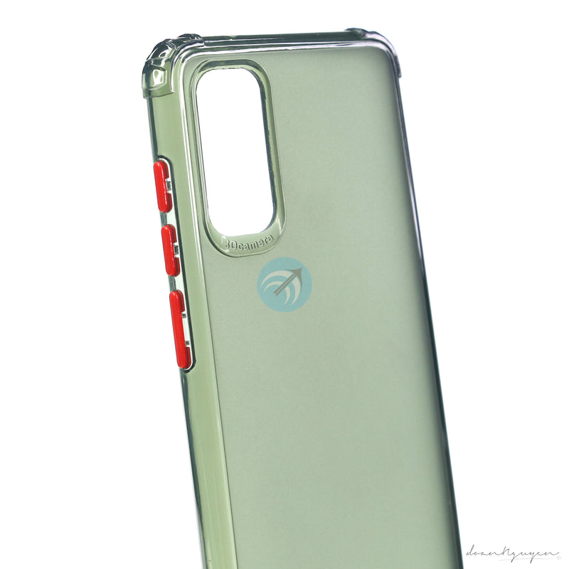 ỐP LƯNG SAMSUNG S20 ( CHỐNG SỐC - NÚT 2 MÀU)