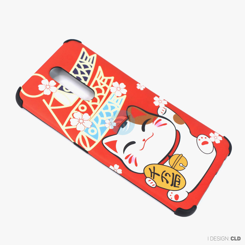 Ốp lưng OPPO F11 hình mèo thần tài nhựa cứng