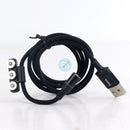 Cáp sạc nam châm 2A Hoco DU03 thay đổi 3 đầu Lightning/Type-C/Micro BH01T