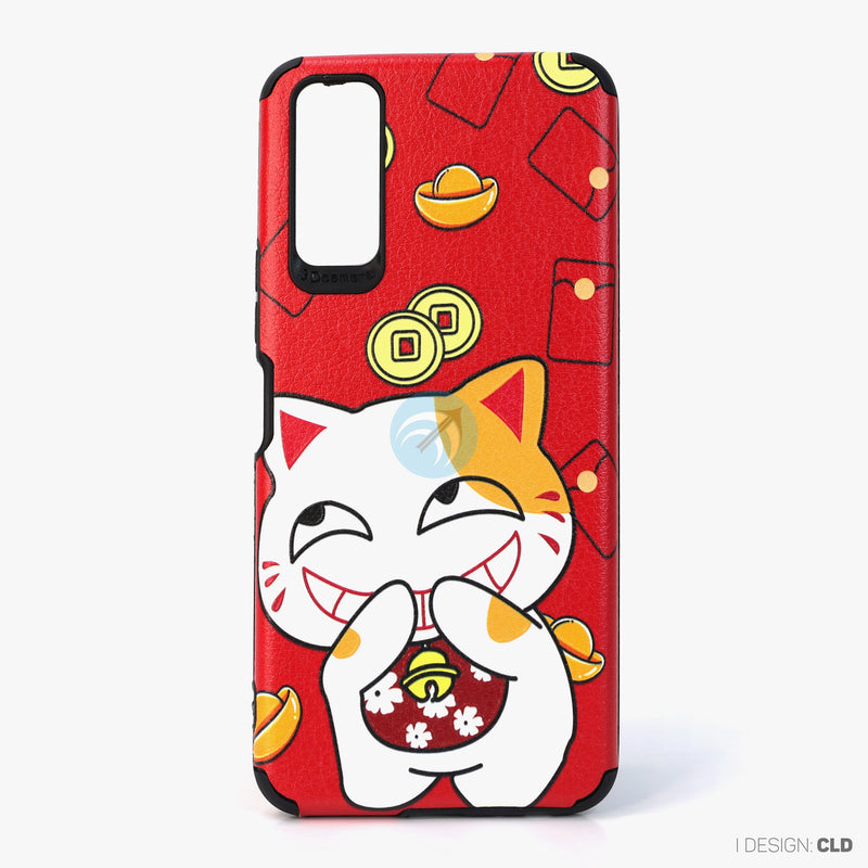 Ốp lưng VIVO Y12S dẻo hình mèo thần tài