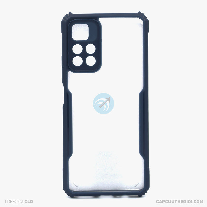 Ốp lưng MI NOTE 11 chống sốc trong viền màu